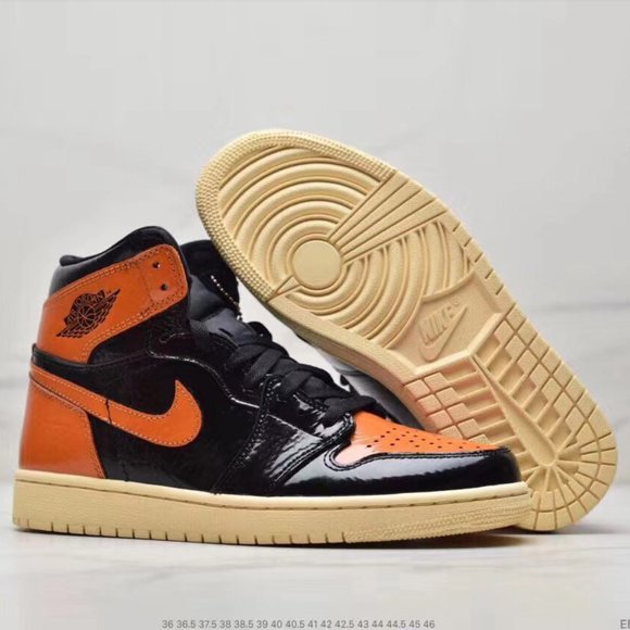 Air Jordan 1 Retro High OG Lard Buckle Basketball Shoes Rap Same Style